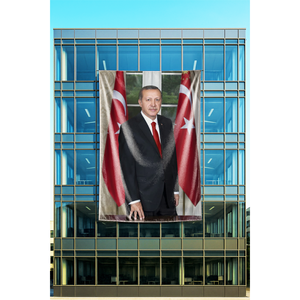Rachel AS0326 Digital Printed Recep Tayyip Erdoan <b>Poster</b> on Fabric - Product Image 1
