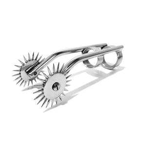 <b>Wartenberg</b> <b>Pinwheel</b> Finger Roller Double Spikes Manual Steel Neurological Equipment - Product Image 1