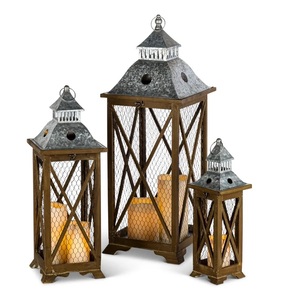 Linterna de vela de madera de alta calidad, portavelas de diseñador hecho a mano, forma personalizada, linterna de madera al por mayor - Product Image 3