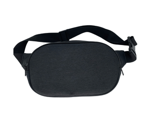 Venta al por mayor de alta calidad de la moda duradera 2024 Riñonera negro con cremallera logotipo personalizado - Product Image 1