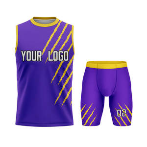 Uniforme de fútbol unisex 7v7, conjunto de compresión sublimada, diseño personalizado, bandera de la Liga del equipo, uniforme de entrenamiento de fútbol, bandera 7V7 2025 - Product Image 4