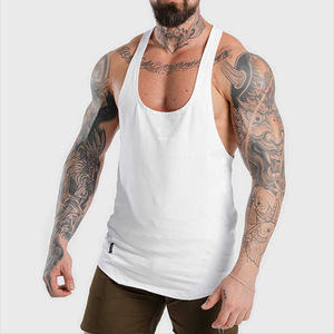 เสื้อกล้ามแห้งเร็วสำหรับผู้ชาย,เสื้อกล้ามทำจากผ้าฝ้าย100% สำหรับวิ่งออกกำลังกายฟิตเนสเล่นกีฬา - Product Image 1