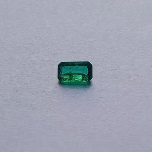 Certificado 6x4Mm 3 Cts Piedra Esmeralda sintética Forma de Octágono hidrotermal Piedra preciosa Esmeralda colombiana cultivada en laboratorio - Product Image 1