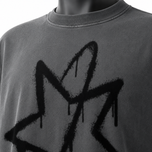 เสื้อยืดโอเวอร์ไซส์ลายกราฟิกสำหรับผู้ชาย ขายส่ง เสื้อยืดลำลองสไตล์วินเทจผ้าฝ้ายสตรีทแวร์สั่งทำได้ - Product Image 6
