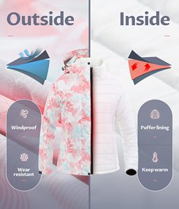 Manteau long matelassé pour femme, best-seller, logo personnalisé, capuche respirante, rembourrage en polyester, toile de nylon de haute qualité, OEM - Product Image 4