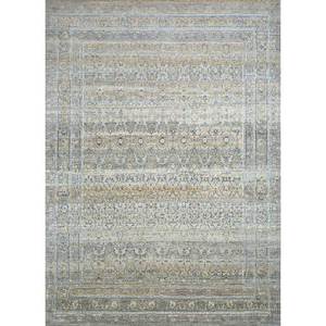 Alfombras de Lana Afgana Azul Viscaya Anudadas a Mano de 10 mm con Medallón Abstracto Rectangular Hecho a Mano Enm-8008 (Cs-01) para el Hogar, Sala de Estar y Pasillo - Product Image 1