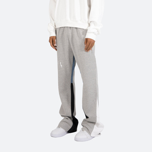 Nouveau pantalon évasé décontracté pour hommes personnalisé vente à chaud de pantalons décontractés pour hommes délavés soleil délavé pantalon de survêtement évasé pour hommes - Product Image 1