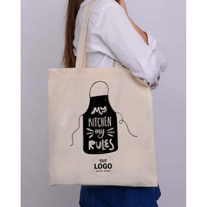 Sacs fourre-tout en coton avec design « Ma cuisine, mes règles », collection exclusive inspirée de la boulangerie - Product Image 4