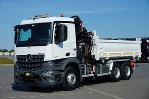 MEJOR ENVÍO USADO 2018 MERCE DES BE NZ ACROCS 2636 E6 6X2 Camión de basura 3 Ejes Euro 6 Camión volquete hidráulico - Product Image 5