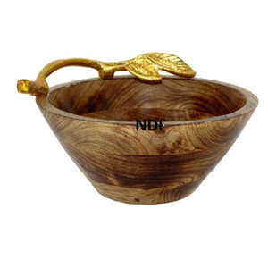 Cuenco de Metal de almacenamiento de alimentos con acabado brillante, decorativo hecho a mano, superventas, cuenco de servidor de frutas de Metal de tendencia superior - Product Image 6