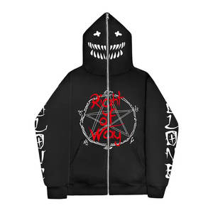 Sudadera con capucha de alta calidad, diseño único, cremallera completa, de secado rápido, forro polar para invierno, personalizable, tallas grandes, suministro al por mayor, ODM - Product Image 6