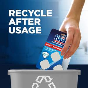 Pastillas limpiadoras para lavavajillas Finish In-Wash, 53 g, 6 pastillas (3 pastillas x 2), hasta 6 meses de limpieza - Product Image 5