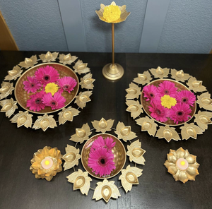 Urna de Metal con Acabado Antiguo para Decoración de Bodas y Eventos, Decoración Floral para el Hogar - Product Image 5