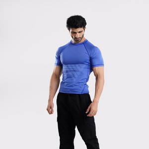 เสื้อยืดสำหรับยิมทรงโอเวอร์ไซส์ของผู้ชายเสื้อยืดสำหรับออกกำลังกายกลางแจ้งแบบลำลองระบายอากาศได้ - Product Image 4