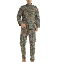 Uniforme d'Officier Confortable pour Hommes, Fabriqué en Usine, Tricoté, Camouflage, Léger, Respirant, Ignifuge, Anti-UV