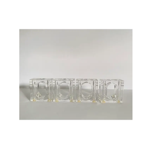 100% meilleure qualité écologique acrylique serviette anneau forme ronde 4.5cm décoration de Table et accessoires cadeau emballage - Product Image 1