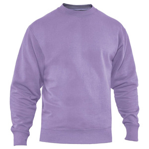 OEM/ODM Sweat-shirt décontracté à col rond doublé en molleton 100% coton pour hommes avec logo personnalisé et finition délavée vintage - Product Image 3