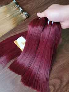 ผมคนสีผมบริสุทธิ์,ผมเวียดนามแบบเวียดนามมัดแบบไล่เฉดสี - Product Image 4