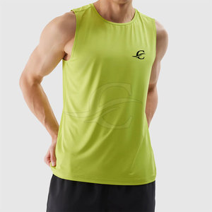 Camiseta sin Mangas Casual para Hombre, Tejida y Transpirable, Hecha con el Mejor Material, Diseño de Logotipo Personalizado, Gran Venta, Mejor Precio - Product Image 2