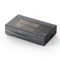 Xtool P2S 55W de alta resolución Dual Smart 16MP cámaras CO2 láser grabador máquina cortadora para acrílico Metal Escritorio de escritorio