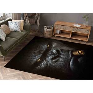 Tapis imprimé avec des animaux gorilles, design unique, grand tapis, décoration de chambre d'enfant, tapis fin non tissé - Product Image 5