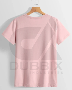 สติกเกอร์ผู้หญิงเสื้อยืดพิมพ์ลายสติกเกอร์คอตตอน100% ปรับแต่งได้ออกแบบโลโก้สี - Product Image 2