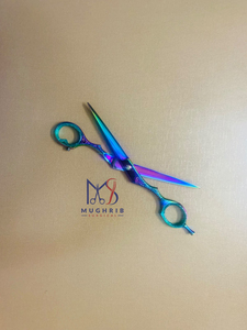 กรรไกรตัดผมมืออาชีพ สแตนเลสเคลือบสีหลากหลาย ดีไซน์คลาสสิคพิเศษ - Product Image 3