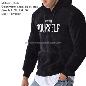 100% Heavyweight Fleece Sudadera con capucha unisex Logotipo personalizado Impreso de punto Forrado Profesional Hecho a medida Sudadera con capucha en blanco de alta calidad - Product Image 5