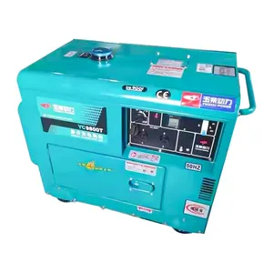 Generator diesel pabrik harga laris set generator diesel senyap untuk penggunaan di rumah generator standby kerja luar ruangan 8000w 10000w