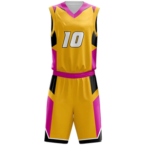 Tenues de basket-ball imprimées par sublimation, réversibles, professionnelles, pour jeunes, hommes et femmes, ensemble complet respirant - Product Image 2