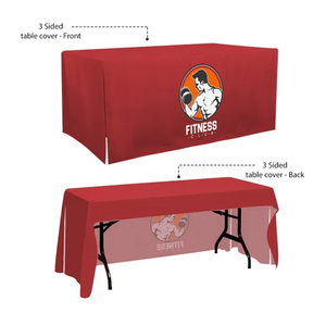 6FT bảng Bìa tùy chỉnh logo in được trang bị thăng hoa Bảng ném Polyester Khăn trải bàn cho triển lãm thương mại tổ chức sự kiện quảng cáo thương hiệu - Product Image 5