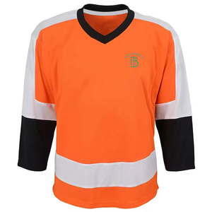 เสื้อฮอกกี้น้ำแข็งคุณภาพสูง ปี 2026 ผลิตจากโพลีเอสเตอร์ 100% ออกแบบตามสั่ง ผลิตจากโรงงาน ราคาถูก - Product Image 1