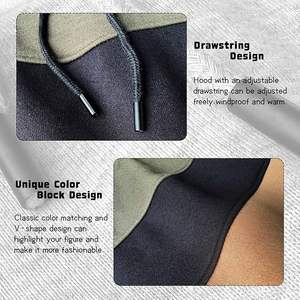 Meilleure vente de pulls à capuche pour hommes de style unique Nouvelle arrivée Vêtements d'hiver respirants dans le meilleur matériau à motif solide - Product Image 5