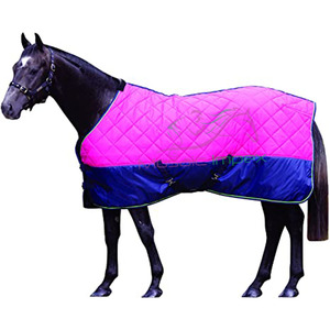 Couverture de cheval tout-en-un haute visibilité Tapis d'exercice doublé de laine d'entraînement de sécurité avec isolation naturelle haute visibilité - Product Image 6