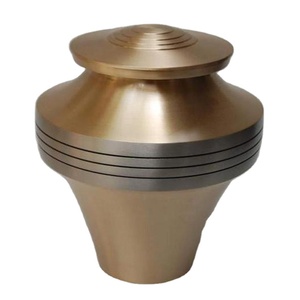 Urne de crémation en laiton finition Bronze Style moderne, urne de crémation cendres funérailles meilleure vente, urne de qualité supérieure - Product Image 1
