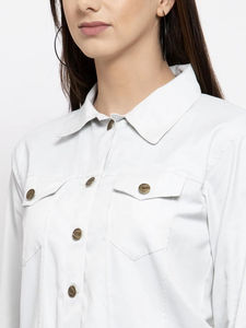 Wholesale One Color Street Luxury Wear Women Jeans <b>Jacket</b> Top Quality Breathable Women Jeans <b>Jacket</b> Color Women Jeans <b>Jacket</b> - Product Image 3