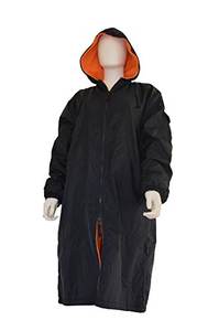Vestes en toile à capuche pour hommes de haute qualité, chaudes pour l'hiver, avec doublure en polaire, coupe-vent, imperméables, respirantes, style décontracté extra-long, vente en gros - Product Image 5