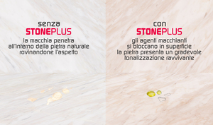 STONEPLUS น้ำยาเพิ่มสีหินธรรมชาติ ป้องกันน้ำและคราบสกปรก สำหรับหินอ่อน หินแกรนิต ใช้ได้ทั้งภายในและภายนอกอาคาร ป้องกันรังสียูวี ใช้กับแปรงทา - Product Image 3