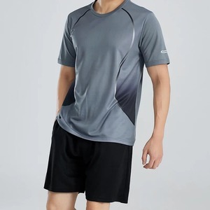 100% coton nouveaux ensembles de t-shirts personnaliser Design élégant Shorts chemise ensemble Premium décontracté respirant Shorts ensemble pour hommes - Product Image 6