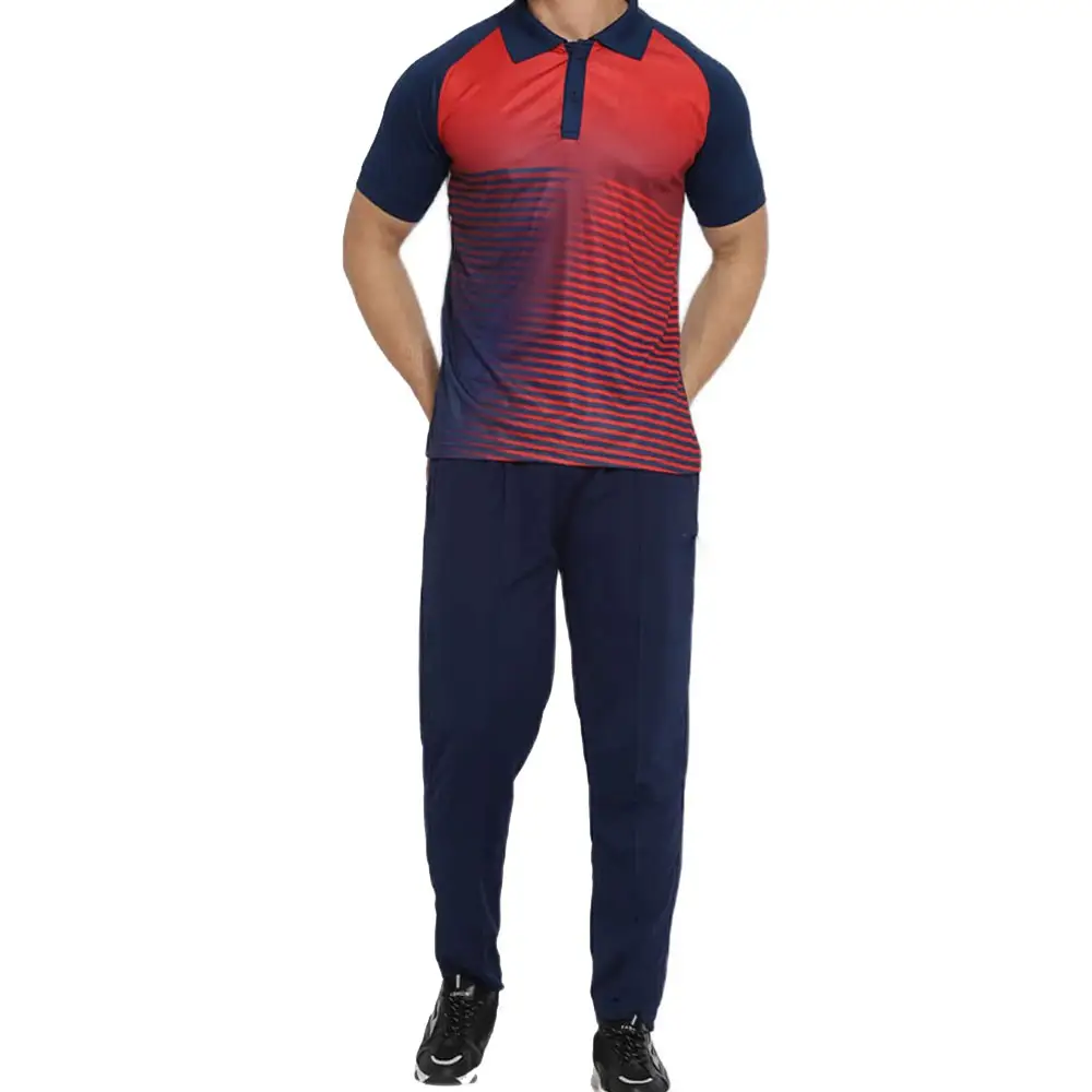 Venta al por mayor personalizado Cricket Jerseys uniforme 2024 sublimado impresión Hombres Nuevo diseño ropa deportiva Cricket uniformes