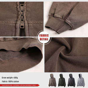 Sweats à capuche de qualité supérieure 300 GSM sweats unisexe en gros usine directe impression de Logo personnalisé en vrac vêtements de sport confortables - Product Image 6