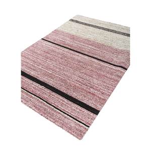 Alfombra de Lana y Viscosa Tejida a Mano con Rayas Azules para el Hogar - Modelo HWV-51073 - Product Image 2