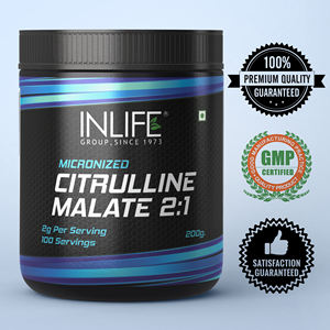 INLIFE 200g Citrulina Malato en Polvo, Suplemento en Envase de HDPE - Certificado GMP para Desarrollo Muscular - Product Image 2