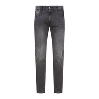 Nouveau Jean Tricoté Extensible et Délavé pour Homme, Coupe Droite Confortable Grande Taille, Style Décontracté Chic 100% Coton