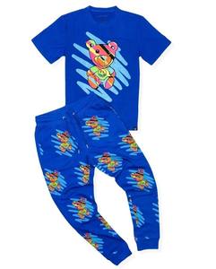 Custom Men Summer Tracksuit <b>Short</b> Sleeve T-shirt and <b>Trouser</b> by Stitch Player - Product Image 4