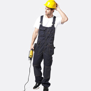 Pantalon à bretelles de travail pour hommes Combinaison de travail Uniforme de sécurité pour la construction industrielle Bib et Brace durables - Product Image 3
