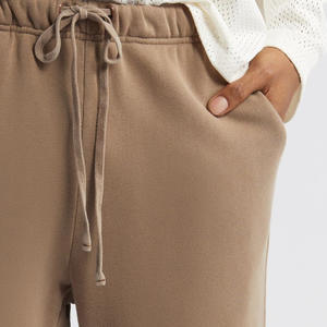 Venta al por mayor de alta calidad Joggers Pantalones de chándal Cordón Cintura Hombres Joggers Diseño personalizado Impresión Plain Fleece 2025 - Product Image 2