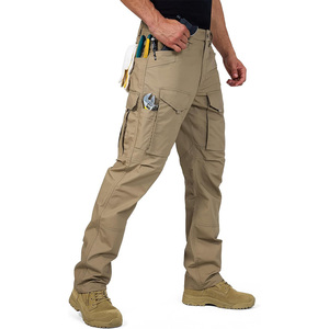 Men's Comfortable Lightweight <b>Cargo</b> <b>Pants</b> Custom Multi-Pocket <b>Work</b> Trousers Button Fly Loose Fit OEM ODM Wholesale Supplier - Product Image 1