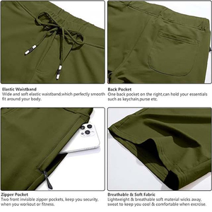 Venta directa de fábrica, pantalones cortos informales para hombre, ropa de entrenamiento para hombre de talla grande, pantalones cortos para correr, nuevos pantalones cortos de algodón de alta calidad a la moda - Product Image 5