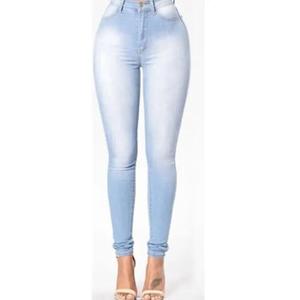Venta caliente Mujeres Skinny Jeans Cintura alta Denim Tallas grandes Jeans de mujer Moda Slim Stretch Denim Pantalones - Product Image 3